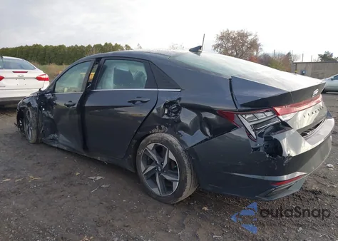 2021 Hyundai Elantra Sel z USA, uszkodzony, nr VIN 5NPLN4AG0MH008741